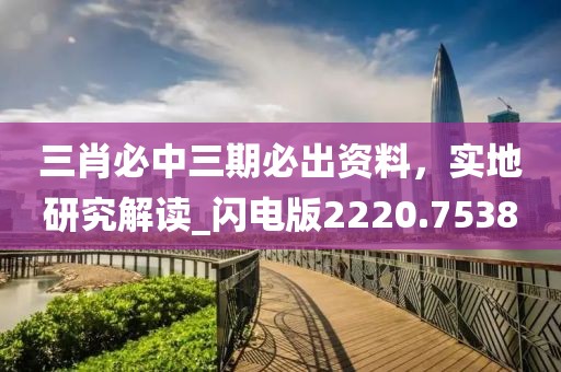 三肖必中三期必出资料，实地研究解读_闪电版2220.7538