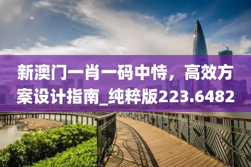 新澳门一肖一码中恃，高效方案设计指南_纯粹版223.6482