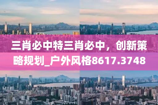 三肖必中特三肖必中，创新策略规划_户外风格8617.3748