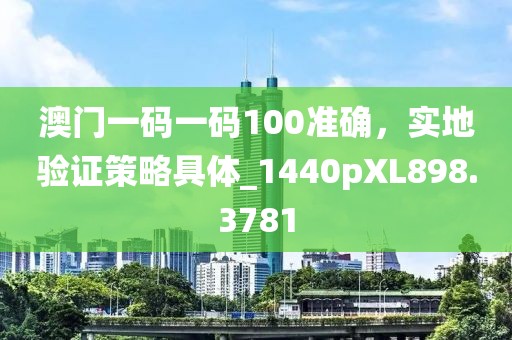 澳门一码一码100准确，实地验证策略具体_1440pXL898.3781