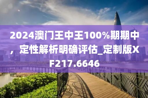 2024澳门王中王100%期期中，定性解析明确评估_定制版XF217.6646