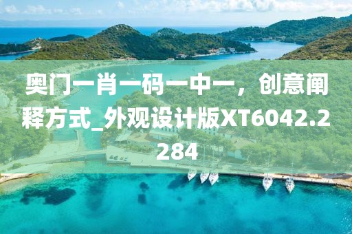奥门一肖一码一中一，创意阐释方式_外观设计版XT6042.2284