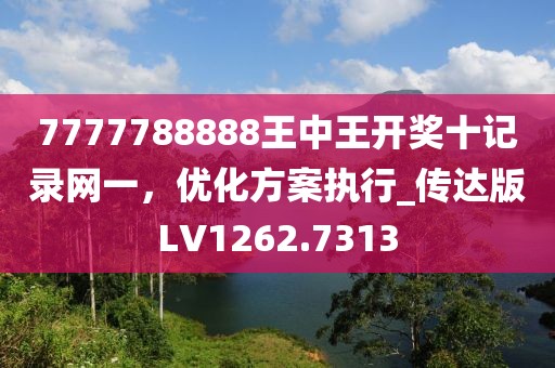 7777788888王中王开奖十记录网一，优化方案执行_传达版LV1262.7313