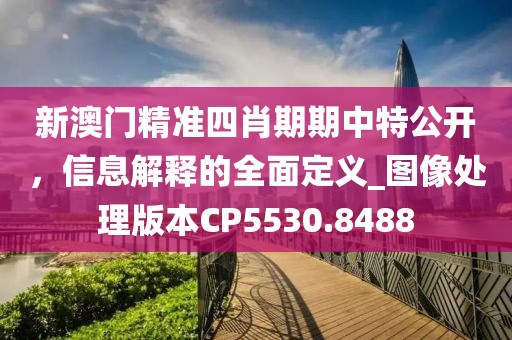 新澳门精准四肖期期中特公开，信息解释的全面定义_图像处理版本CP5530.8488