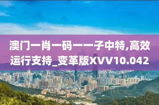 澳门一肖一码一一子中特,高效运行支持_变革版XVV10.042
