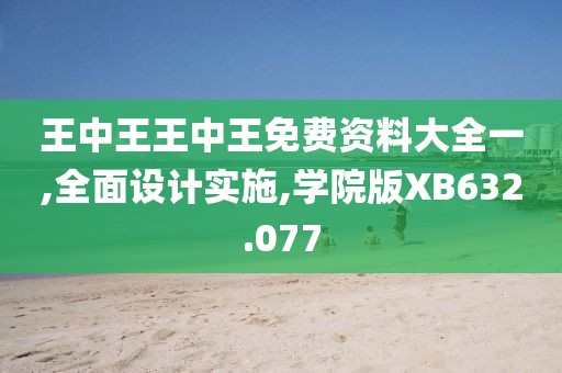 王中王王中王免费资料大全一,全面设计实施,学院版XB632.077