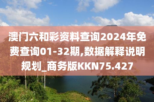 澳门六和彩资料查询2024年免费查询01-32期,数据解释说明规划_商务版KKN75.427