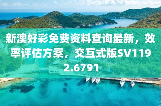 新澳好彩免费资料查询最新，效率评估方案，交互式版SV1192.6791