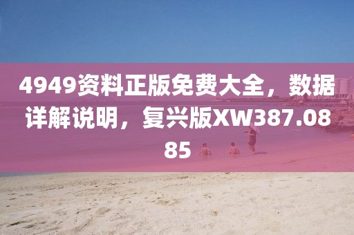 4949资料正版免费大全，数据详解说明，复兴版XW387.0885