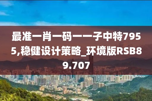 最准一肖一码一一子中特7955,稳健设计策略_环境版RSB89.707