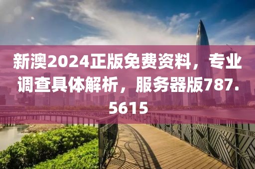 新澳2024正版免费资料，专业调查具体解析，服务器版787.5615