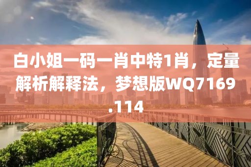 白小姐一码一肖中特1肖，定量解析解释法，梦想版WQ7169.114