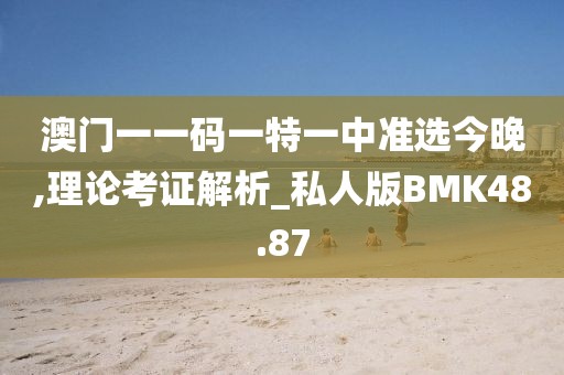 澳门一一码一特一中准选今晚,理论考证解析_私人版BMK48.87