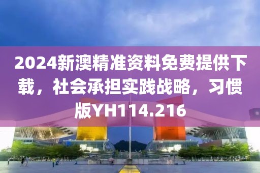 2024新澳精准资料免费提供下载，社会承担实践战略，习惯版YH114.216