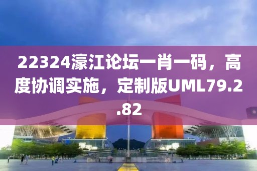 22324濠江论坛一肖一码，高度协调实施，定制版UML79.2.82
