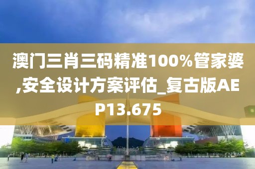 澳门三肖三码精准100%管家婆,安全设计方案评估_复古版AEP13.675