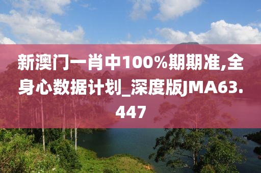 新澳门一肖中100%期期准,全身心数据计划_深度版JMA63.447