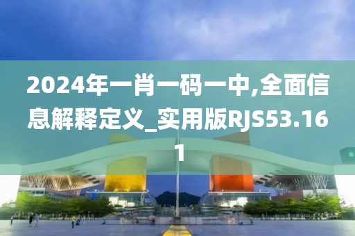 2024年一肖一码一中,全面信息解释定义_实用版RJS53.161