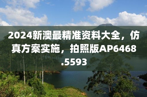 2024新澳最精准资料大全，仿真方案实施，拍照版AP6468.5593