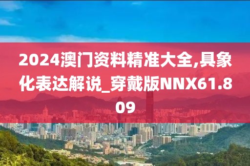 2024澳门资料精准大全,具象化表达解说_穿戴版NNX61.809