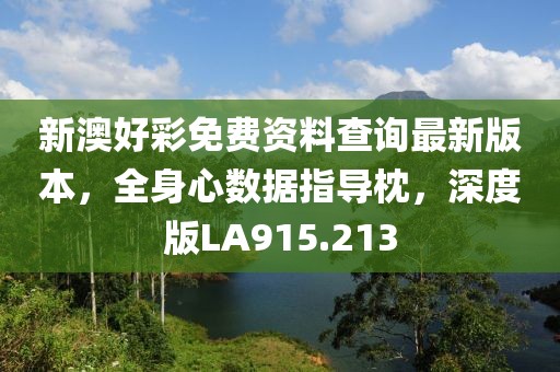 新澳好彩免费资料查询最新版本，全身心数据指导枕，深度版LA915.213