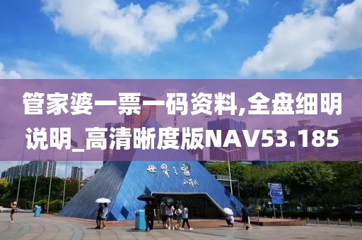 管家婆一票一码资料,全盘细明说明_高清晰度版NAV53.185