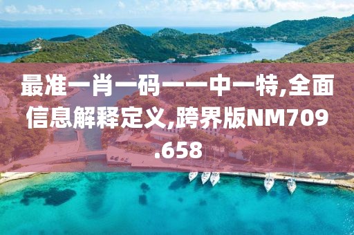 最准一肖一码一一中一特,全面信息解释定义,跨界版NM709.658