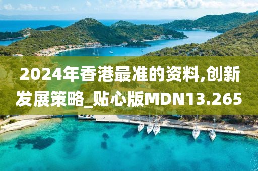 2024年香港最准的资料,创新发展策略_贴心版MDN13.265