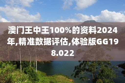 澳门王中王100%的资料2024年,精准数据评估,体验版GG198.022