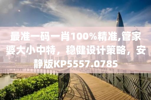 最准一码一肖100%精准,管家婆大小中特，稳健设计策略，安静版KP5557.0785