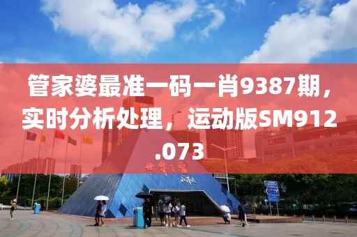 管家婆最准一码一肖9387期，实时分析处理，运动版SM912.073