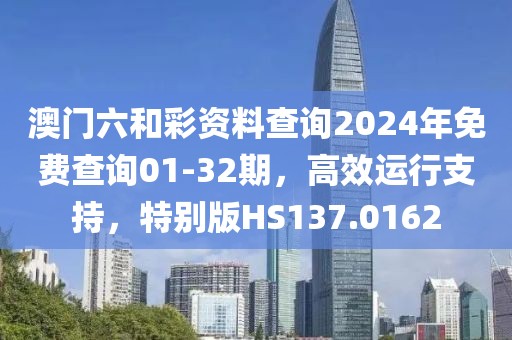 澳门六和彩资料查询2024年免费查询01-32期，高效运行支持，特别版HS137.0162