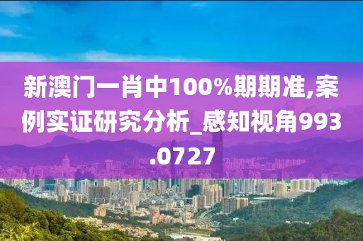 新澳门一肖中100%期期准,案例实证研究分析_感知视角993.0727