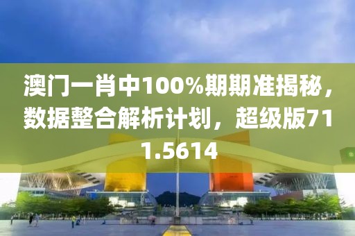 澳门一肖中100%期期准揭秘，数据整合解析计划，超级版711.5614