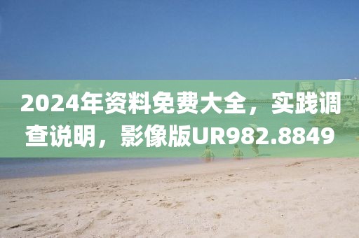 2024年资料免费大全，实践调查说明，影像版UR982.8849