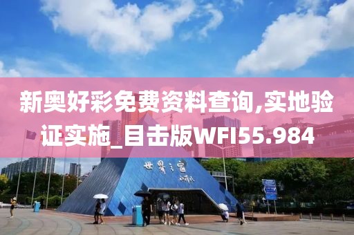 新奥好彩免费资料查询,实地验证实施_目击版WFI55.984