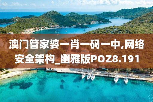 澳门管家婆一肖一码一中,网络安全架构_幽雅版POZ8.191