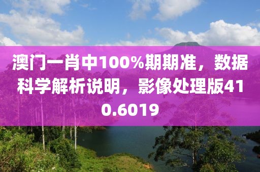 澳门一肖中100%期期准，数据科学解析说明，影像处理版410.6019