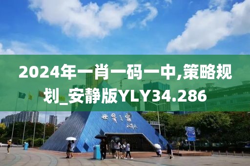 2024年一肖一码一中,策略规划_安静版YLY34.286