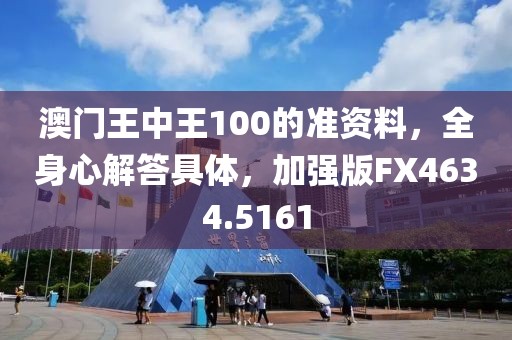 澳门王中王100的准资料，全身心解答具体，加强版FX4634.5161