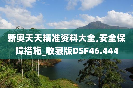 新奥天天精准资料大全,安全保障措施_收藏版DSF46.444