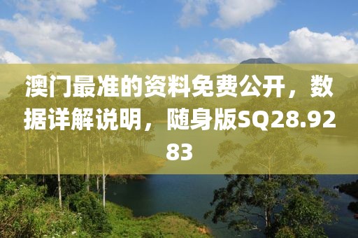 澳门最准的资料免费公开，数据详解说明，随身版SQ28.9283