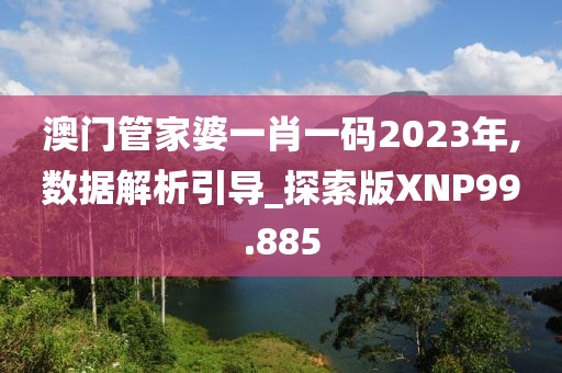 澳门管家婆一肖一码2023年,数据解析引导_探索版XNP99.885