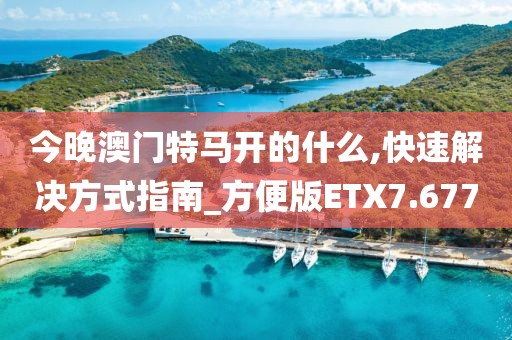 今晚澳门特马开的什么,快速解决方式指南_方便版ETX7.677