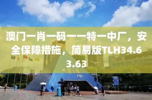 澳门一肖一码一一特一中厂，安全保障措施，简易版TLH34.63.63