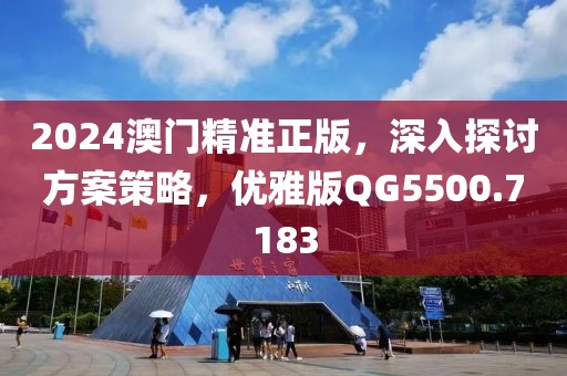 2024澳门精准正版，深入探讨方案策略，优雅版QG5500.7183