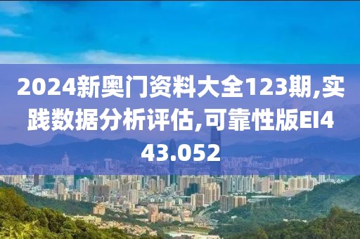 2024新奥门资料大全123期,实践数据分析评估,可靠性版EI443.052