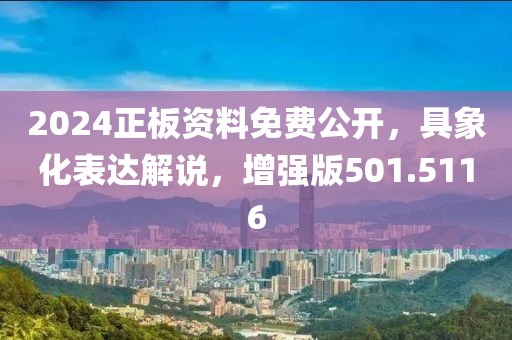 2024正板资料免费公开，具象化表达解说，增强版501.5116