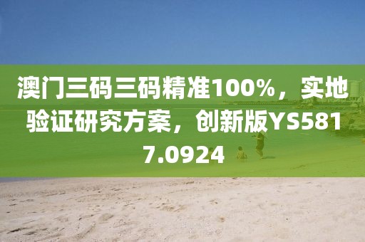 澳门三码三码精准100%，实地验证研究方案，创新版YS5817.0924