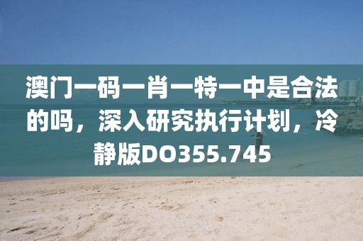 澳门一码一肖一特一中是合法的吗，深入研究执行计划，冷静版DO355.745